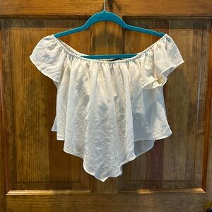 Express cropped off the shoulder blouse